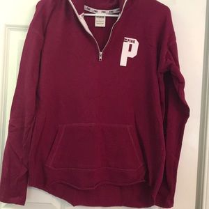 PINK Fuchsia Quarter-Zip